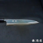 青二 大马士革 牛刀 紫檀八角手柄