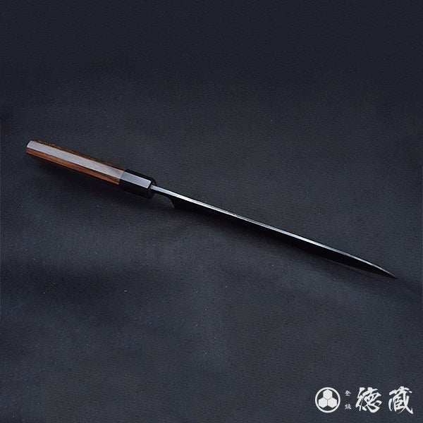 青Ｓ　牛刀　紫檀木八角手柄