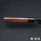 青Ｓ　牛刀　紫檀木八角手柄