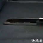 青Ｓ　切付刀　紫檀木八角手柄