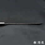 青Ｓ　切付刀　紫檀木八角手柄