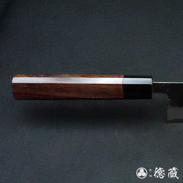 青Ｓ　切付刀　紫檀木八角手柄