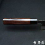青Ｓ　切付刀　紫檀木八角手柄