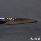 VG10 大马士革 槌面加工 万能小刀 蓝色手柄