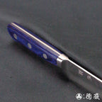 VG10 大马士革 槌面加工 万能小刀 蓝色手柄