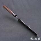 青S 黑色缎面槌面加工 菜刀 紫檀木手柄