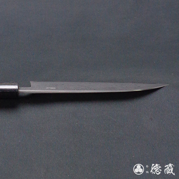 青二 大马士革 抛光加工 三德刀 紫檀木手柄