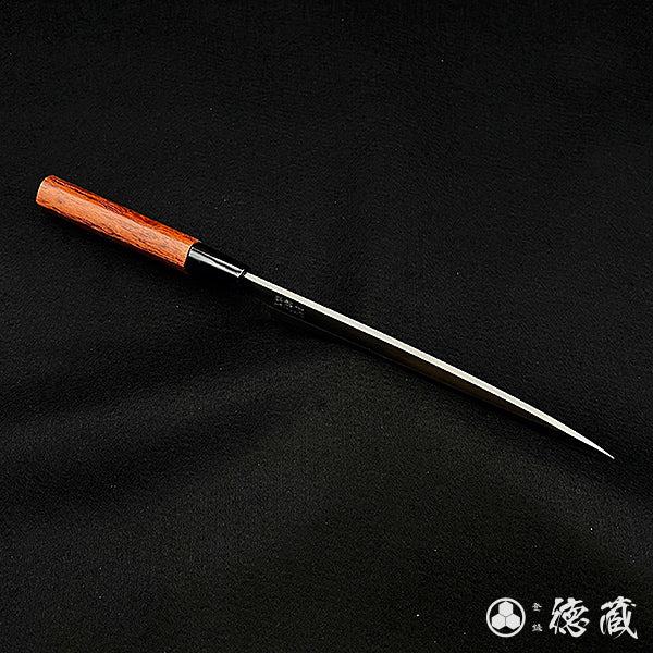 ＡＵＳ８　柳刃刀　非洲紫檀木手柄