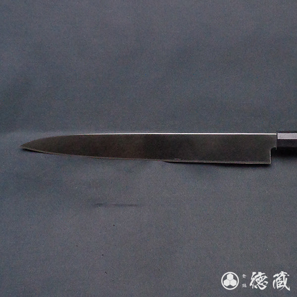 青二 大马士革 光面加工 小柳厨刀 胡桃木手柄
