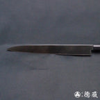 青二 大马士革 光面加工 小柳厨刀 胡桃木手柄