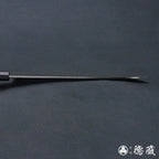青二 大马士革 光面加工 小柳厨刀 胡桃木手柄