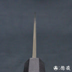 青二 大马士革 光面加工 小柳厨刀 胡桃木手柄
