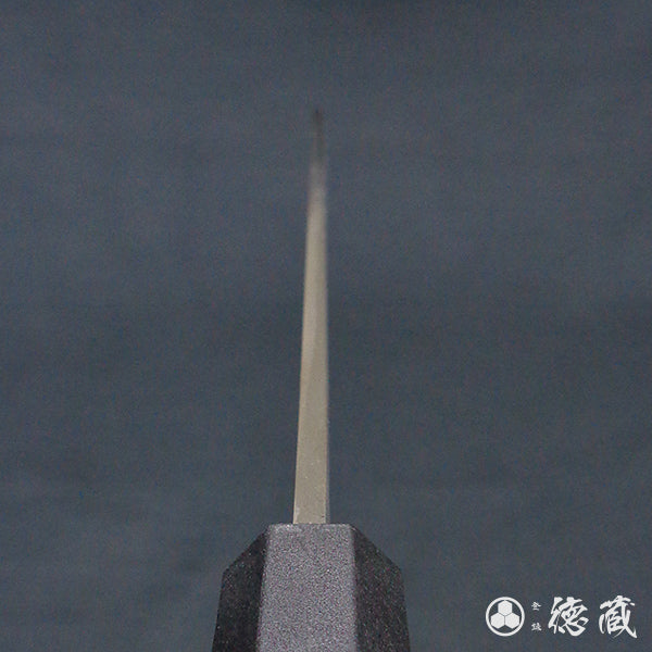 青二 大马士革 光面加工 小柳厨刀 胡桃木手柄