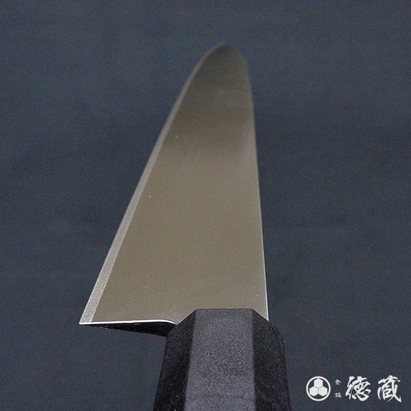 青二 大马士革 光面加工 小柳厨刀 胡桃木手柄