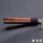 Silver-3  matt finish  Gyutou knife  sandalwood handle