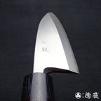 银三 厚出刃切鱼刀 紫檀木手柄