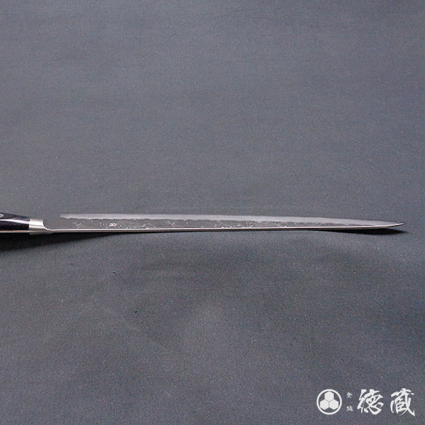銀三　梨皮加工　切筋刀　黑色手柄