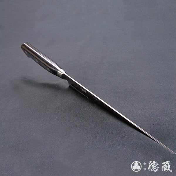銀三　梨皮加工　切筋刀　黑色手柄
