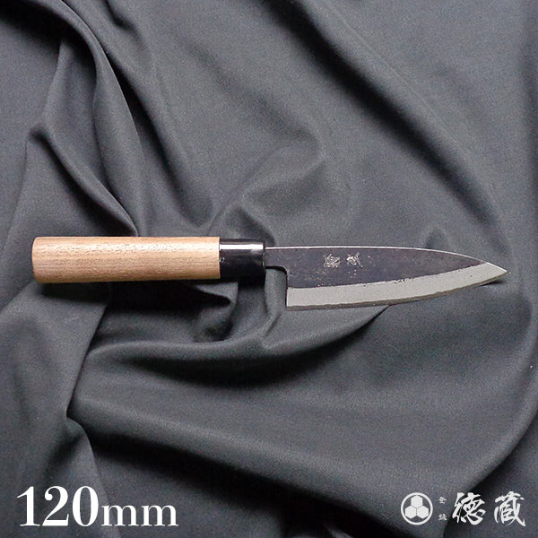 青二 黑面锻造加工 牛刀 胡桃木手柄